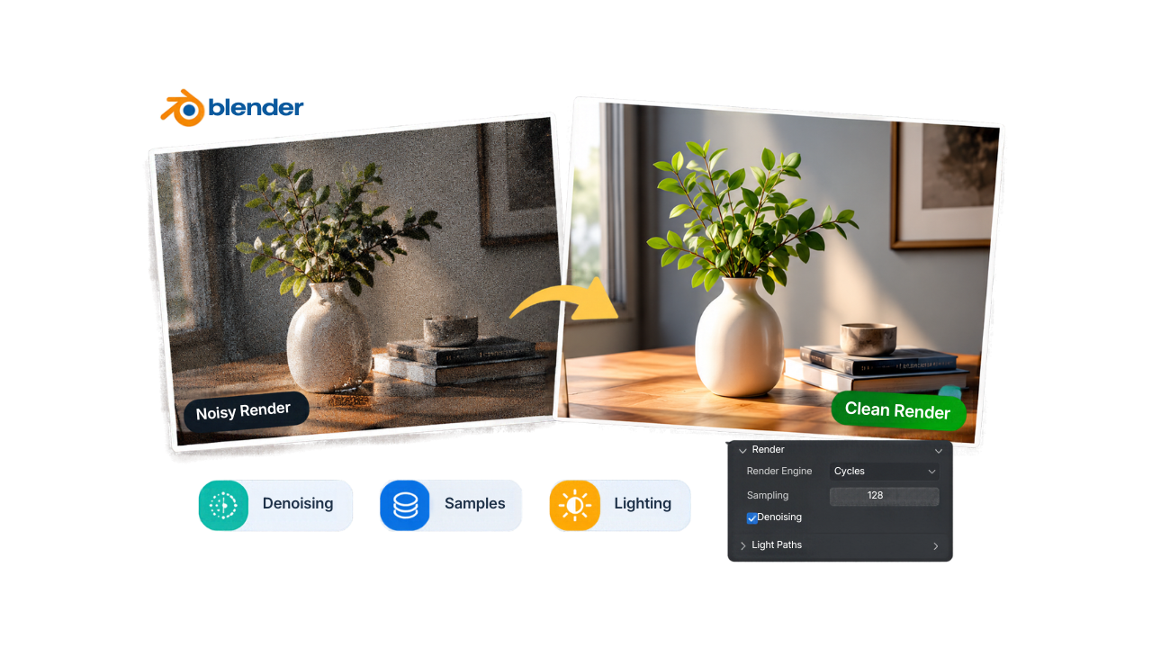 Fixing Noisy & Grainy Blender Renders: Ultimate Troubleshooting Guide
